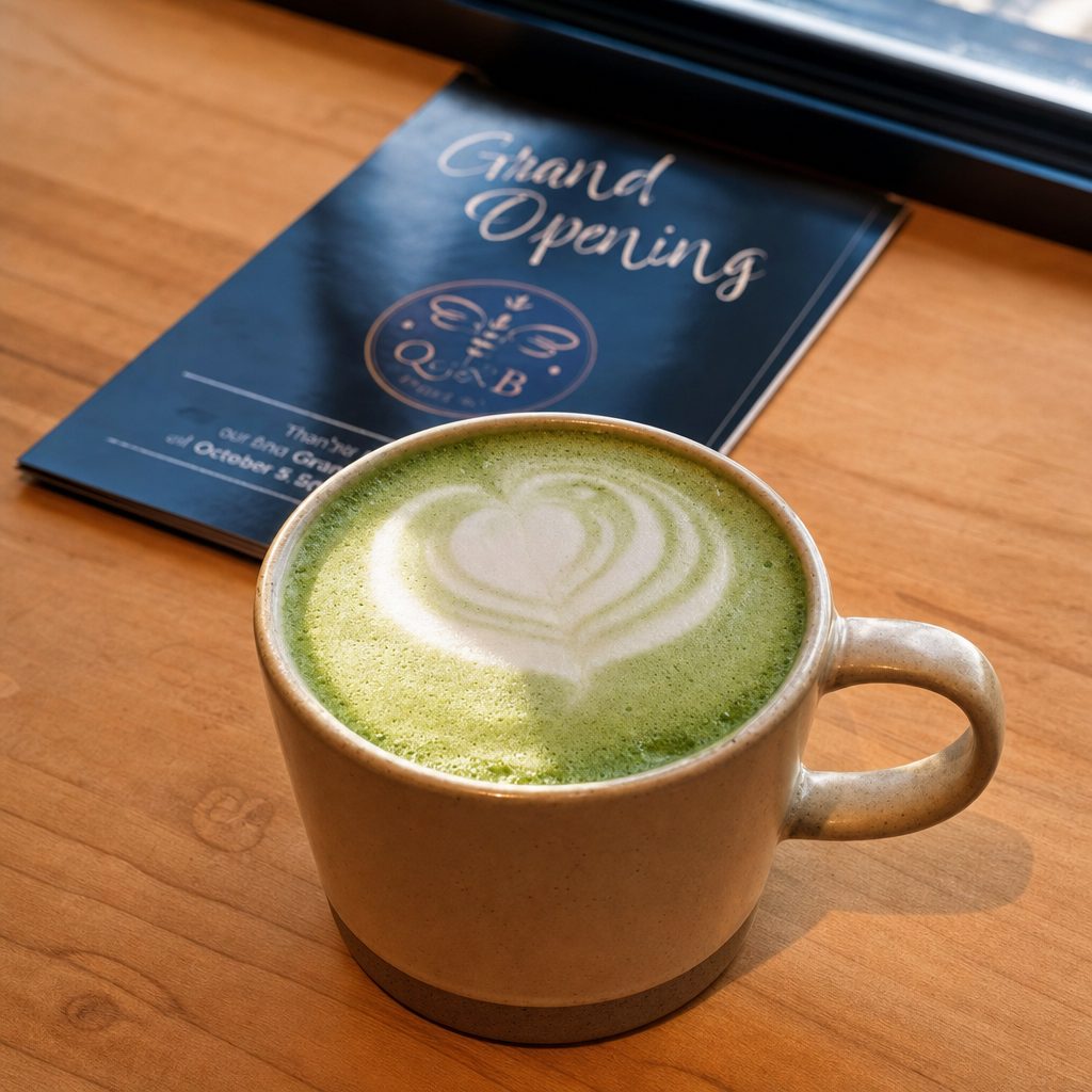 Matcha latte.